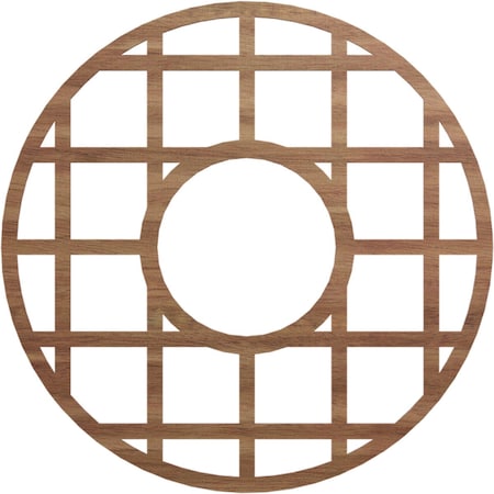 Ekena Millwork O'Neal Wood Fretwork Pierced Ceiling Medallion, Walnut, 38"OD x 13 3/4"ID x 3/8"T CMWP38X38X0375ONWA